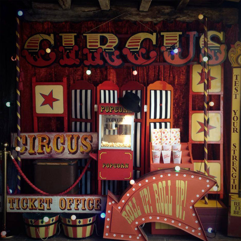 FOR SALE Giant Dark Circus Sign 4